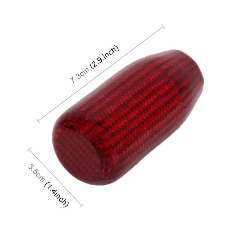 Universal Vehicle Car Shifter Cover Manual Automatic Carbon Fiber Gear Shift Knob