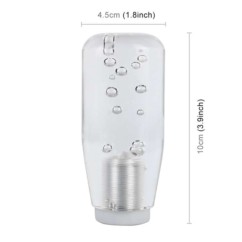 Universal Car Truck Transparent Bubble Colors LED Light Shift Knob Gear Lever Shifter, Length: 10cm