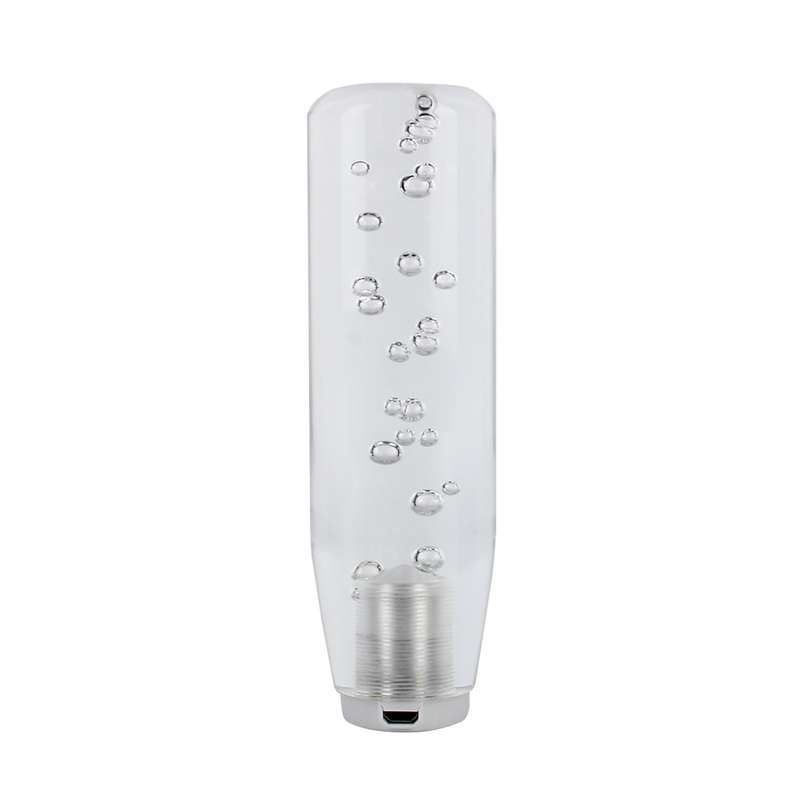 Universal Car Truck Transparent Bubble Colors LED Light Shift Knob Gear Lever Shifter, Length: 15cm