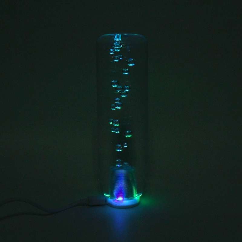 Universal Car Truck Transparent Bubble Colors LED Light Shift Knob Gear Lever Shifter, Length: 15cm