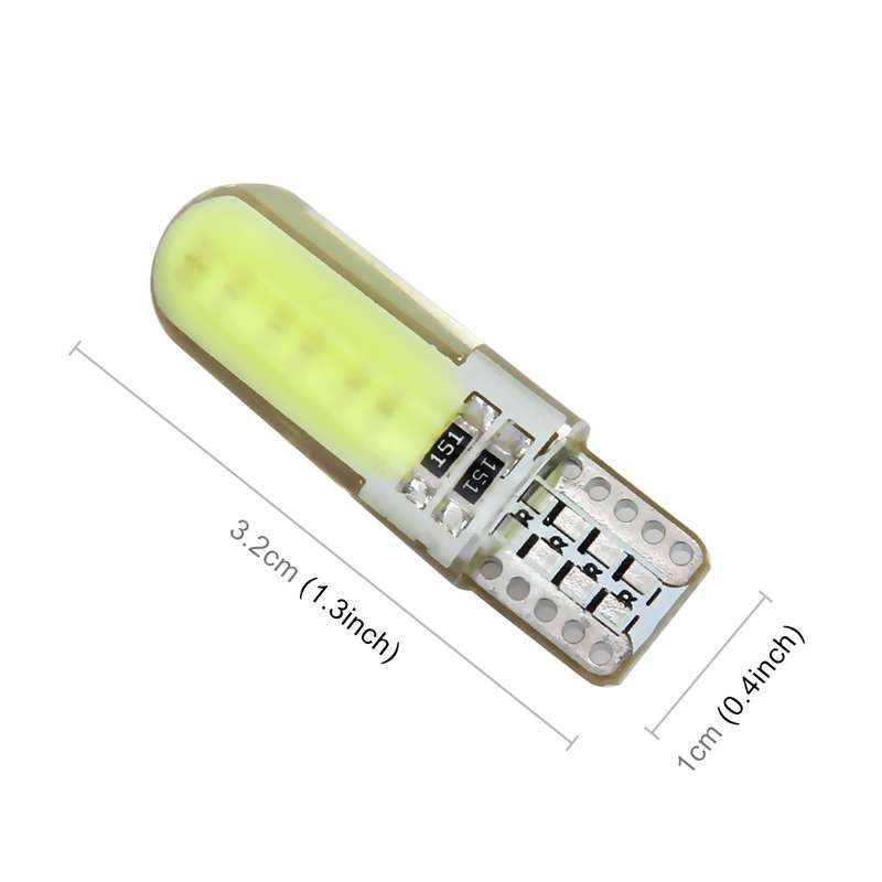 10 PCS T10 1.5W 90LM Car Clearance Light Marker Light, DC 12V(Ice Blue Light)