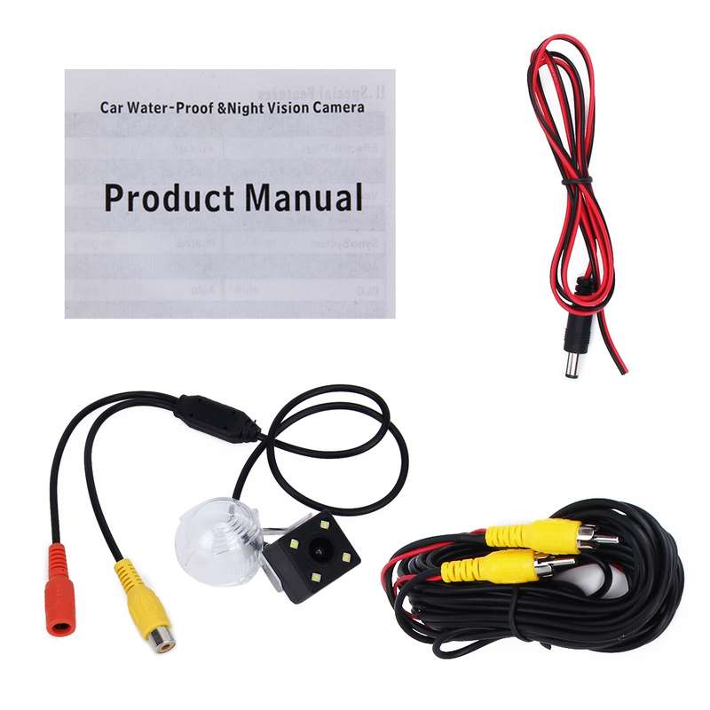 656×492 Effective Pixel NTSC 60HZ CMOS II Waterproof Car Rear View Backup Camera With 4 LED Lamps f