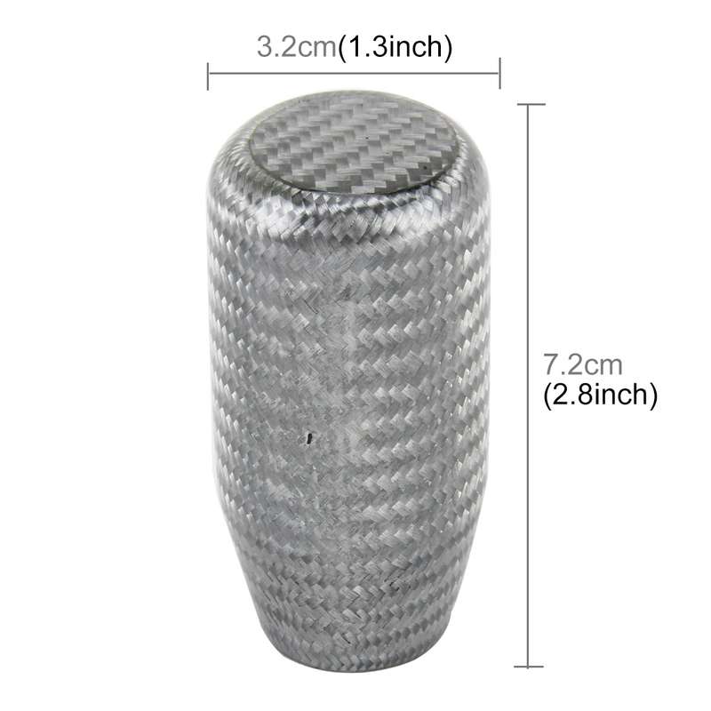 Universal Car Gear Shift Knob Modified Car Gear Shift Knob Auto Transmission Shift Lever Knob Carbon