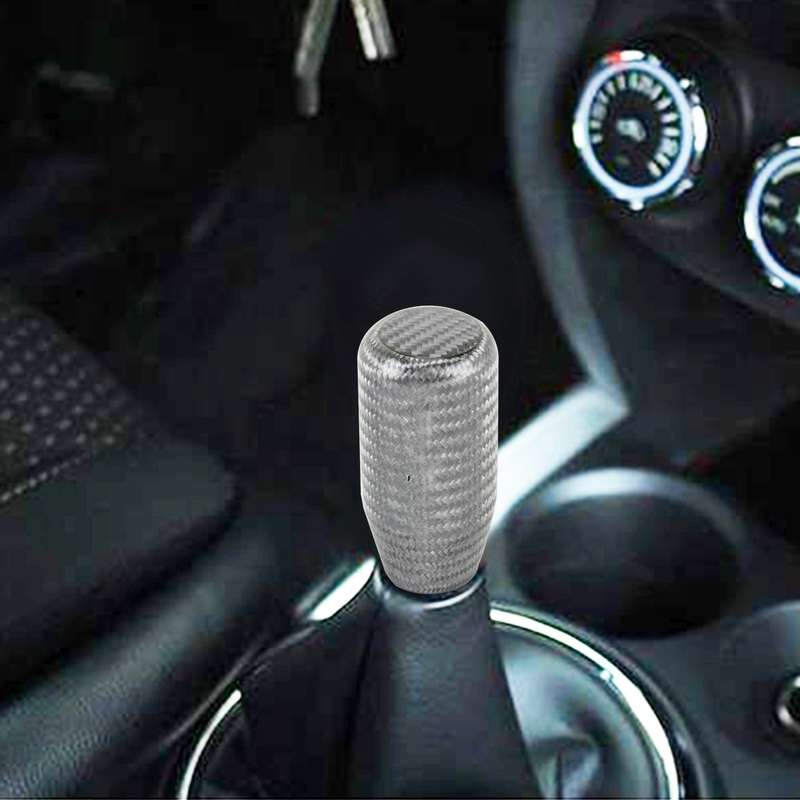 Universal Car Gear Shift Knob Modified Car Gear Shift Knob Auto Transmission Shift Lever Knob Carbon