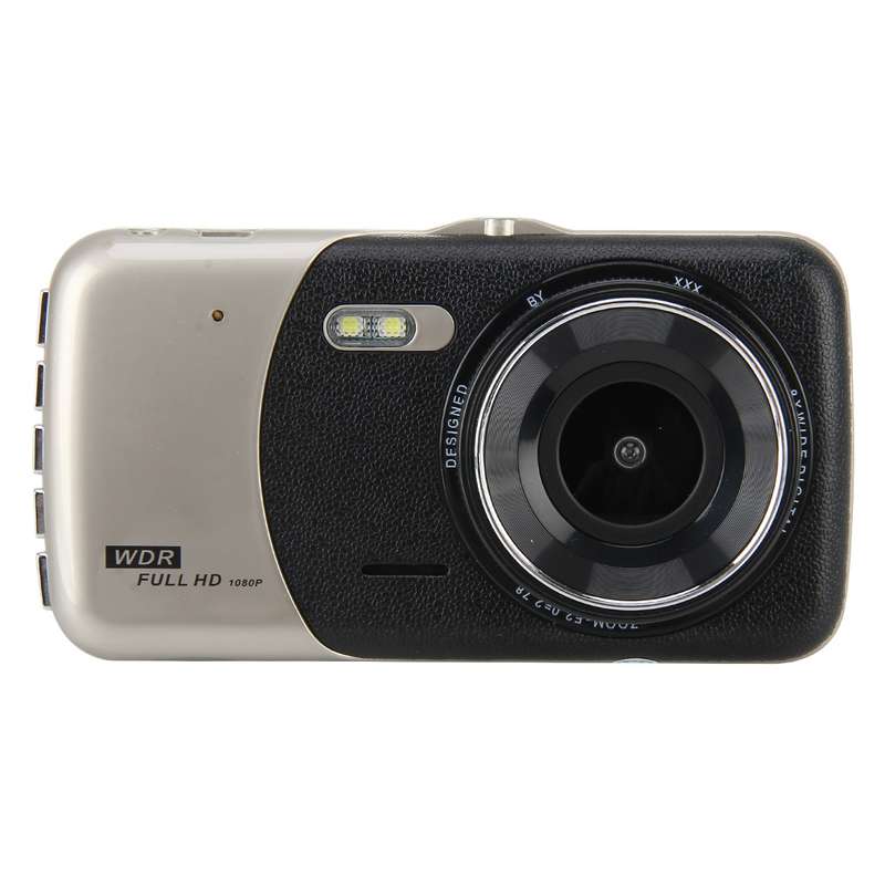 4 inch HD Video Recording HD Display Car Recorder with Separate F2.0 Camera, 12MP 170 Degrees Wide-a