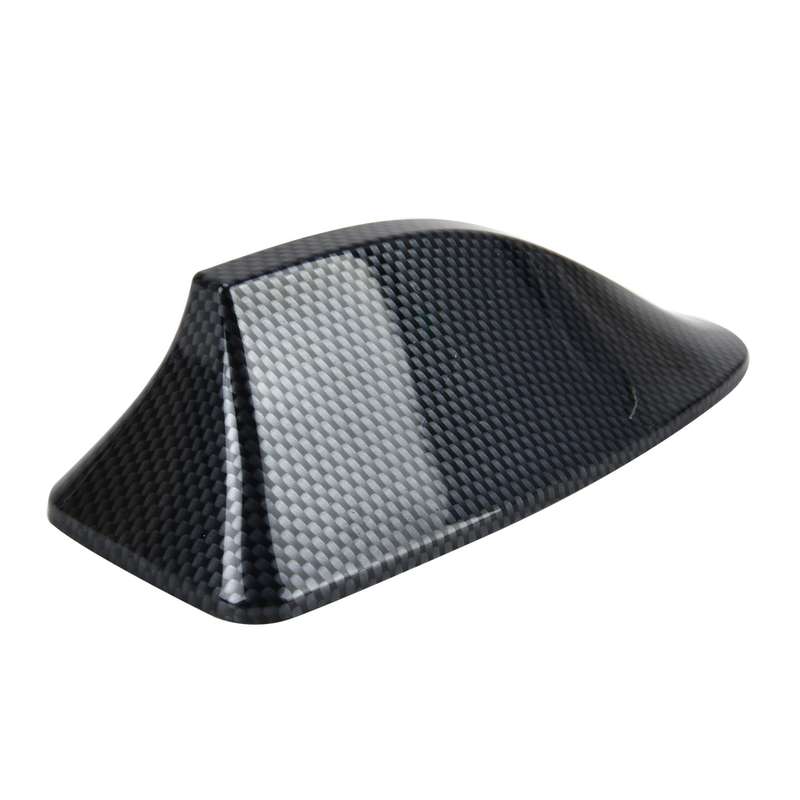 Universal Car Carbon lead Material Antenna Aerial Shark Fin Radio Signal Auto SUV Truck Van Roof Sha