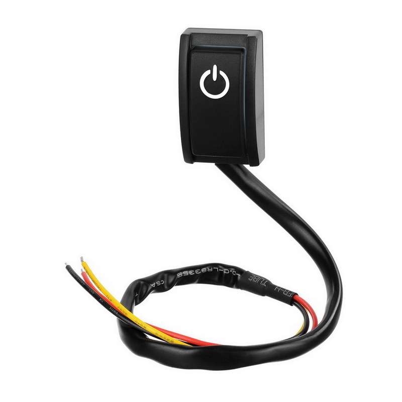 Jtron Car DIY Switch Paste Type Button Switch Paste Type Button Switch Double Sided with Adhesive Ta