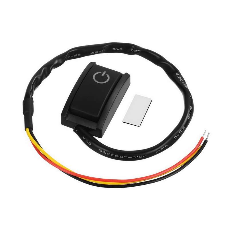 Jtron Car DIY Switch Paste Type Button Switch Paste Type Button Switch Double Sided with Adhesive Ta