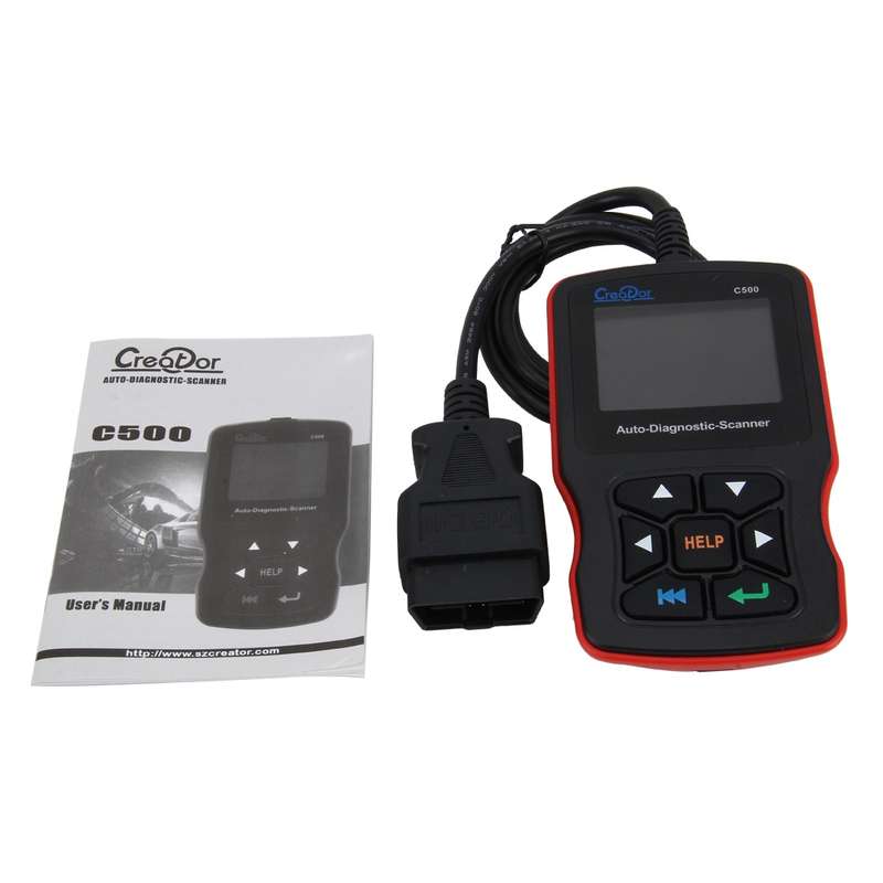 C500 Code Scanner 320*240 Pixel Display Car Scanner Fault Code Reader Scanner Update Online Automot