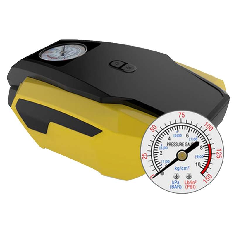DC12V 120W 10A 22 Cylinder with Digital Indicator, Portable Electric Air Pump Portable Air Compresso
