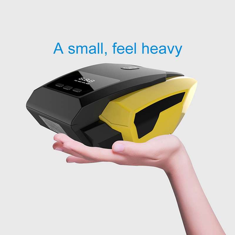 DC12V 120W 10A 22 Cylinder with Digital Indicator, Portable Electric Air Pump Portable Air Compresso