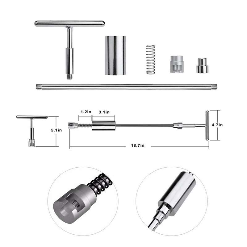 Auto Repair Body Tool Kit PDR Dent Paintless Repair Tools Dent Puller Slide Hammer Reverse Hammer Al