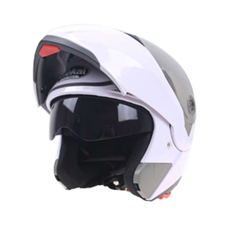 JIEKAI 105 Full Face Helmet Electromobile Motorcycle Double Lens Protective Helmet, Size: M (Matte B