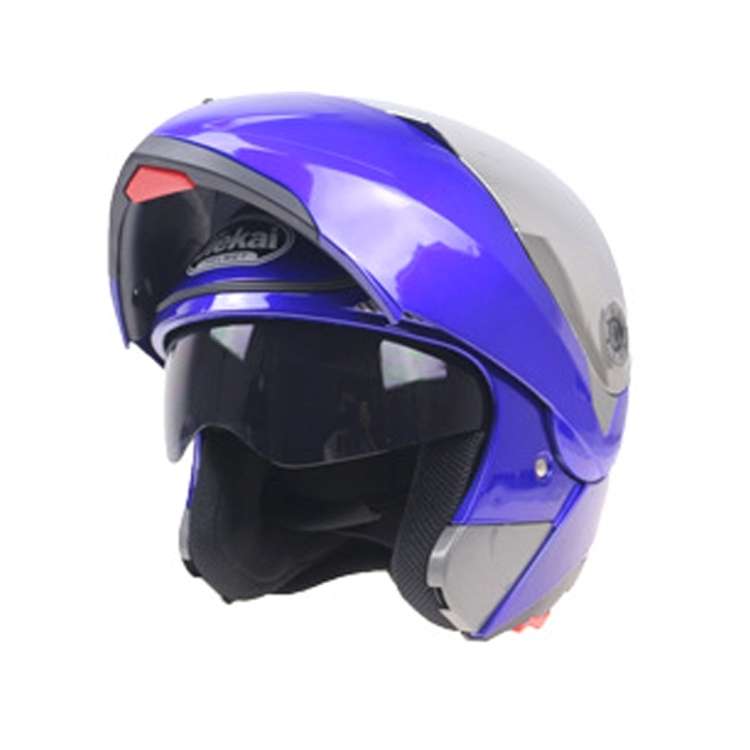 JIEKAI 105 Full Face Helmet Electromobile Motorcycle Double Lens Protective Helmet, Size: M (Matte B
