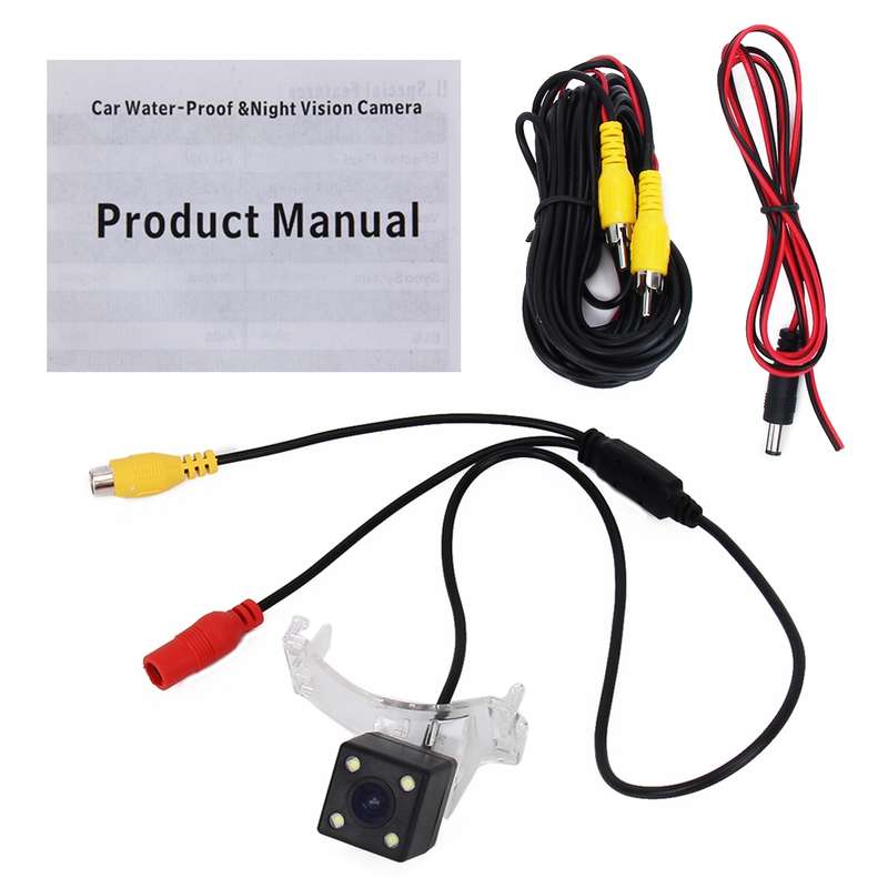656492 Effective Pixel Color HD Waterproof Night Vision Wide Angle Car Rear View Camera