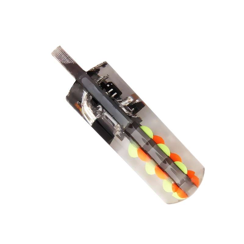 2 PCS W5W 194 T10 Multi Colors COB 12 SMD RGB LED Bulbs with Remote Control Wedge Side Lights Licens