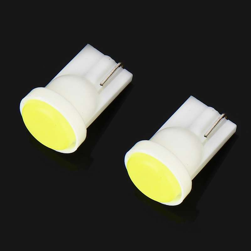 10 PCS T10/W5W/194/501/168 0.4W 20LM 6500K COB Bulbs Car Reading Lamp Clearance Light, DC 12V(White
