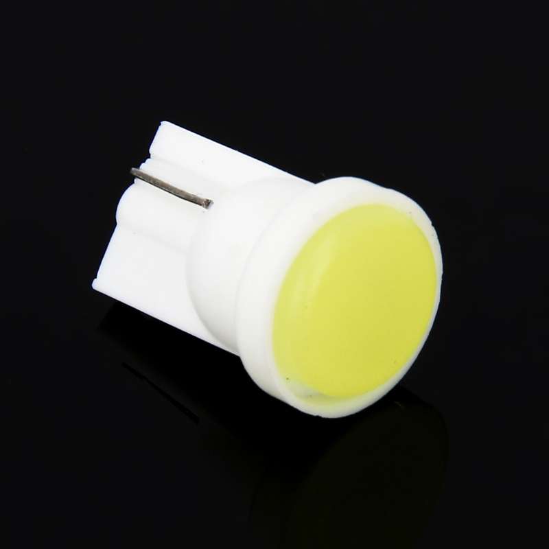 10 PCS T10/W5W/194/501/168 0.4W 20LM 6500K COB Bulbs Car Reading Lamp Clearance Light, DC 12V(White