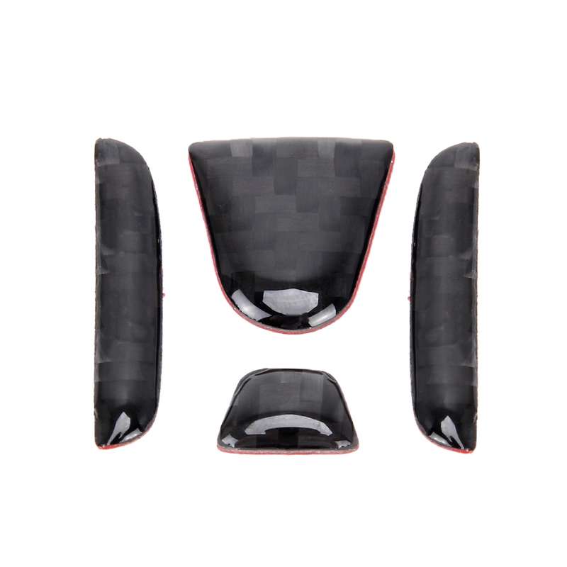 4 in 1 Steering Wheel H Logo Trim Decal Sticker for Honda Civic 10th Gen 2016-2019