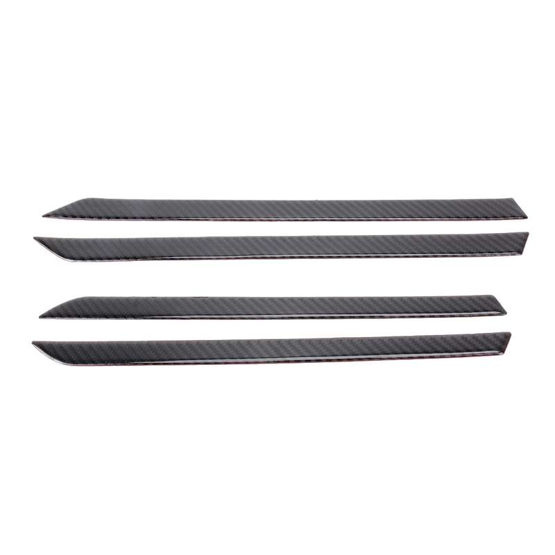 Carbon Fiber 3D Interior Door Trim Decals DIY Decorative Sticker for Honda Civic 10th Gen 2016-2019