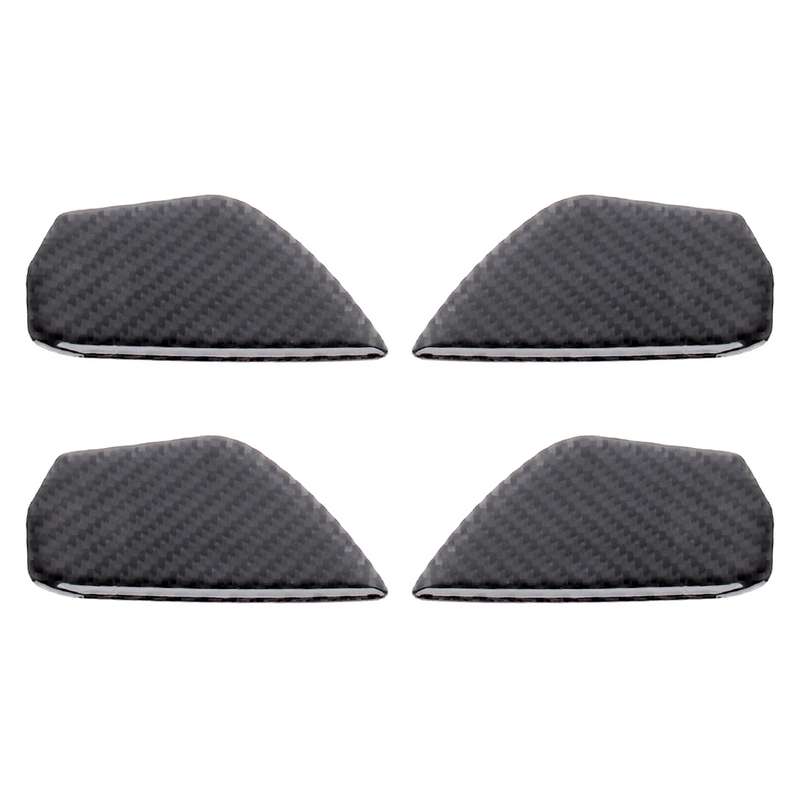 Carbon Fiber Inner Door Handle Bowl Cover Trim Decals Decorative Sticker for Honda Civic 10th Gen
