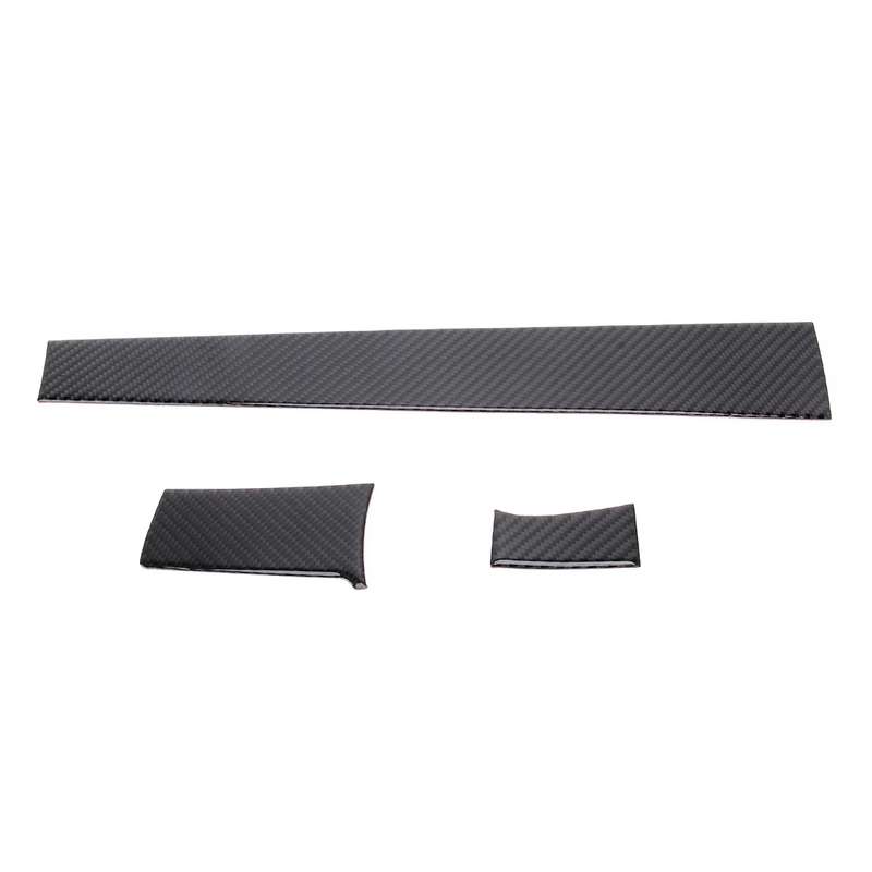 3 in 1 Carbon Fiber Central Control Gears Shift Panel Cover Trim Decals Decorative Sticker for Honda