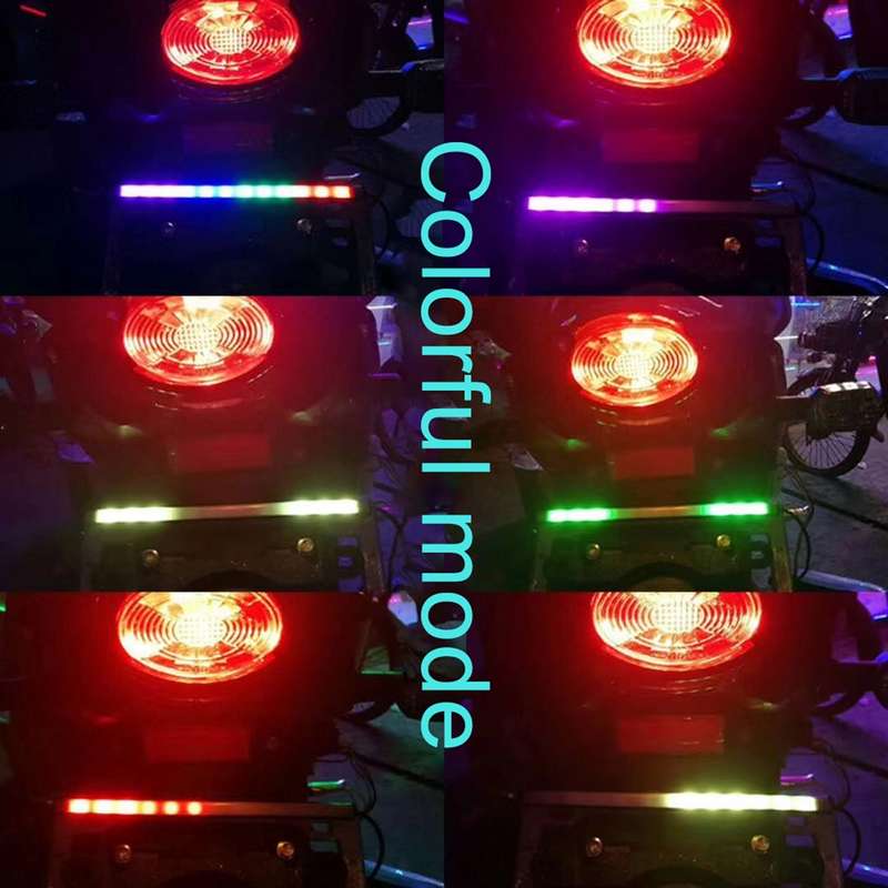Motorbike DC 12V 1.3W Colorful Lighting Bulb Turn Signal Auto Reverse Lamp Daytime Running Light Sou