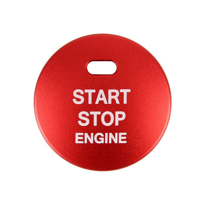 3D Aluminum Alloy Engine Start Stop Push Button Cover Trim Decorative Sticker for Mazda CX4 / CX5 /