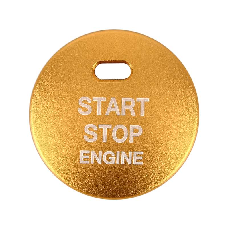 3D Aluminum Alloy Engine Start Stop Push Button Cover Trim Decorative Sticker for Mazda CX4 / CX5 /