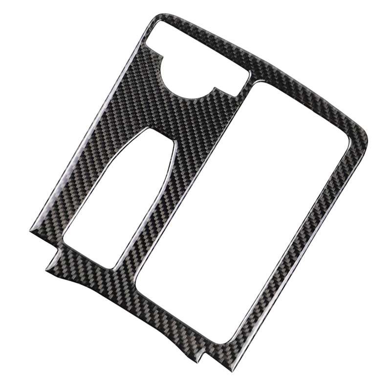 Car Carbon Fiber Left Drive Gear Position Panel Decorative Sticker for Mercedes-Benz W204 2007-2013