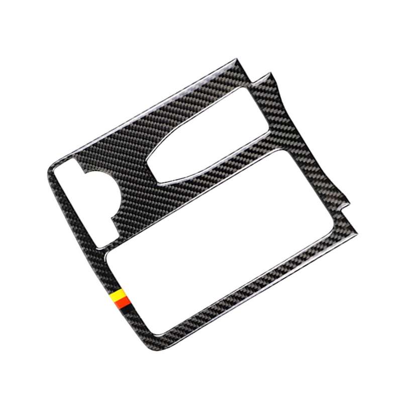 Car German Flag Carbon Fiber Right Drive Gear Position Panel Decorative Sticker for Mercedes-Benz W2