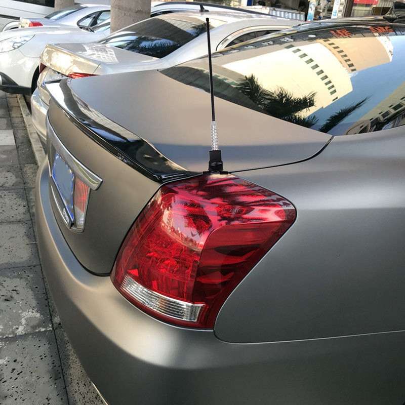 PS-411 Universal Car Auto Modified Decoration Extensile Aerial Glass-mount Cellular Antenna(Black)