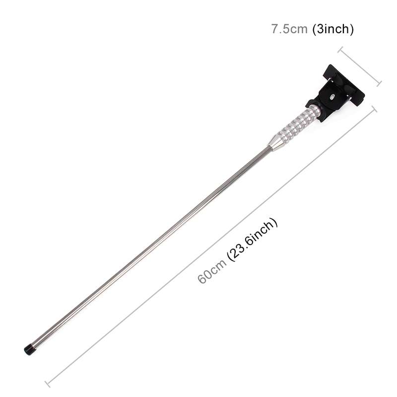 PS-411 Universal Car Auto Modified Decoration Extensile Aerial Glass-mount Cellular Antenna(Black)