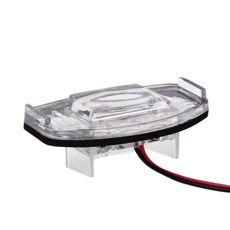 2 PCS DC 12V 2W 120LM 6000K LED License Plate Light 18-SMD Bulbs Lamps for Honda Civic VII4/5D 01-05