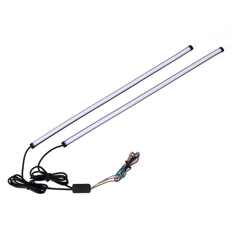 45cm 12W 3014-SMD LED 720LM Car Bulb Turn Signal Auto Reverse Lamp Daytime Running Light Source (Whi