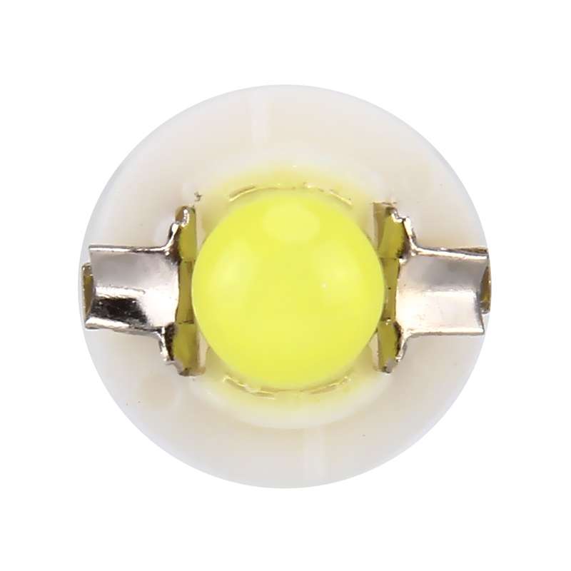 10 PCS 0.4W B8.5 Wedge Instrument Panel COB LED Light Dashboard Gauge Cluster Indicator Lamp Bulb (G
