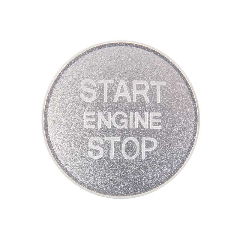 Car Engine Start Key Push Button Cover Trim Aluminum Alloy Sticker Decoration for Audi(Gold)