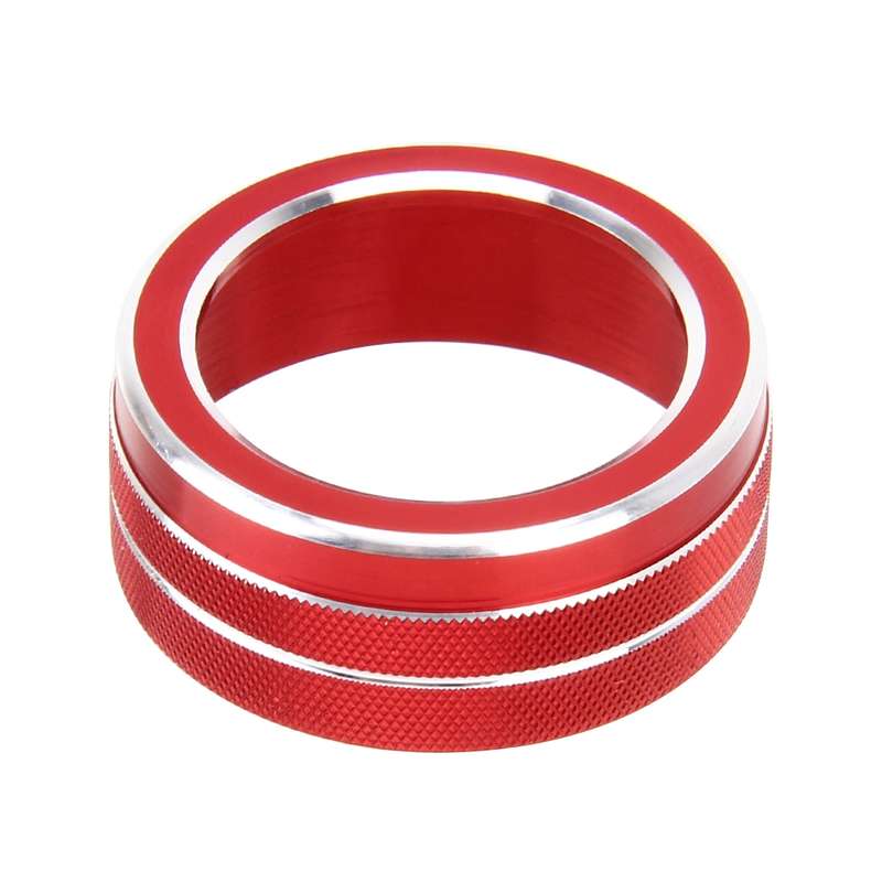 3 PCS Car Aluminum Alloy Air Conditioner Knob Case for Honda Tenth Generation Accord(Red)