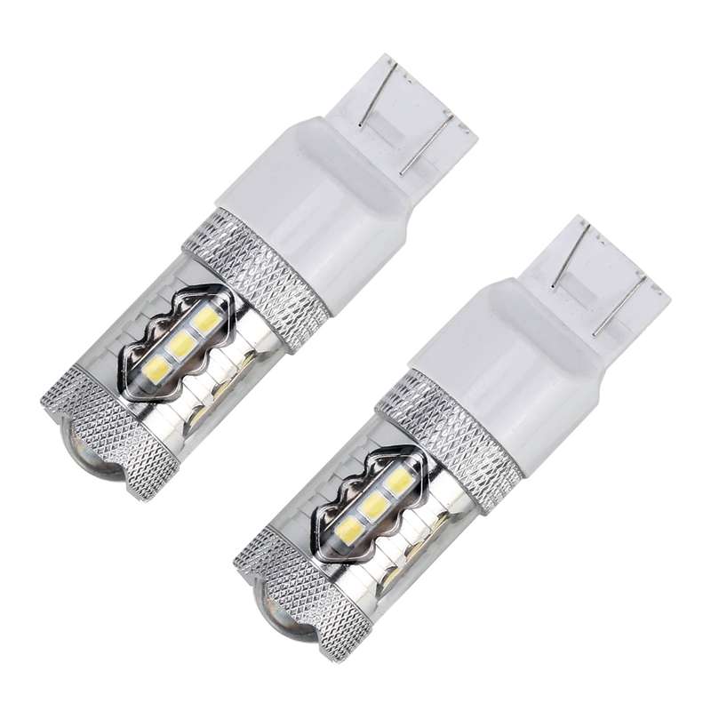 2 PCS T20 / 7440 5W 250LM 6000K Car Auto Turn Light Reversing Lights 16LEDs SMD-2835 Lamps, DC 12V(W