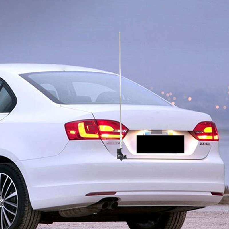 PS-556 Long Modified Car Antenna Aerial 105cm (Silver)