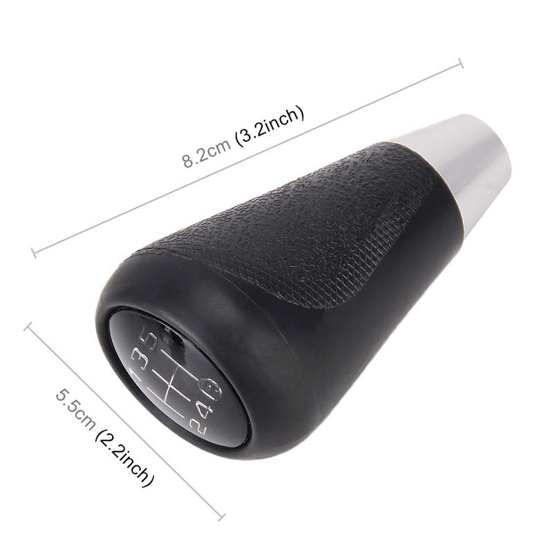 Universal Vehicle Modified Resin Shifter Manual 6-Speed Gear Shift Knob, Size: 8.2*5.5cm (Black)