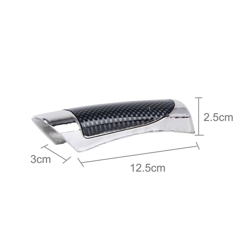 SHUNWEI SD-2002 Car Auto Universal Carbon Fiber Plastic Anti Slip Parking Hand Brake Cover Case Slee