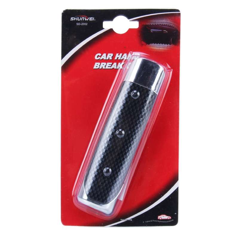 SHUNWEI SD-2002 Car Auto Universal Carbon Fiber Plastic Anti Slip Parking Hand Brake Cover Case Slee