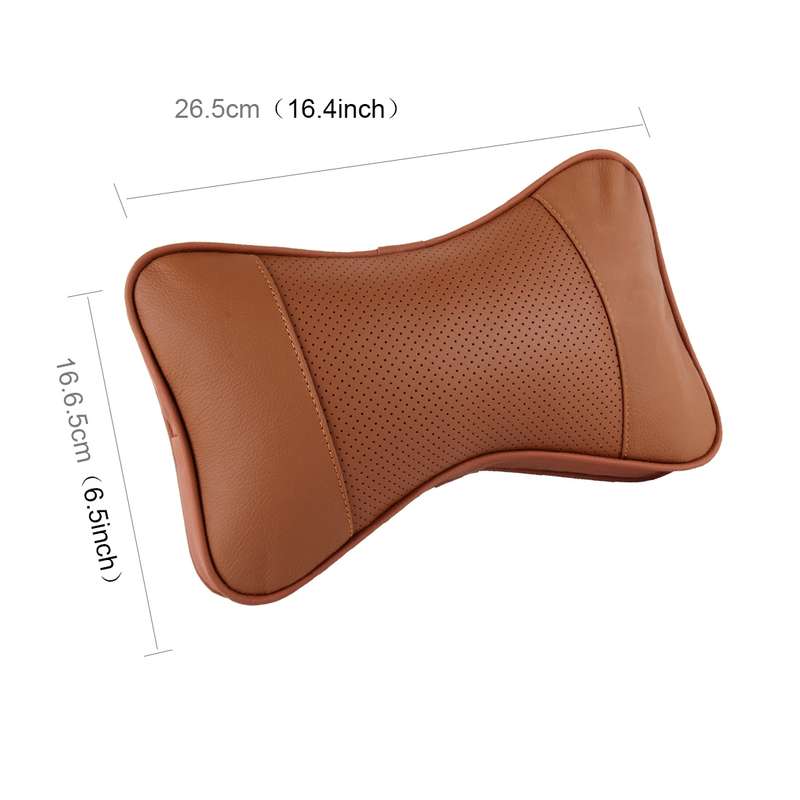 2 PCS MLC-06 Car Neck Pillow Soft Version Lovely Breathe Car Auto Head Neck Rest Cushion Headrest Pi