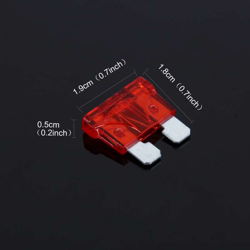 100 PCS 5Amp 7.5Amp 10Amp 15Amp 20Amp 25Amp 30Amp Add-a-circuit Fuse Tap Adapter Blade Fuse Holder(B