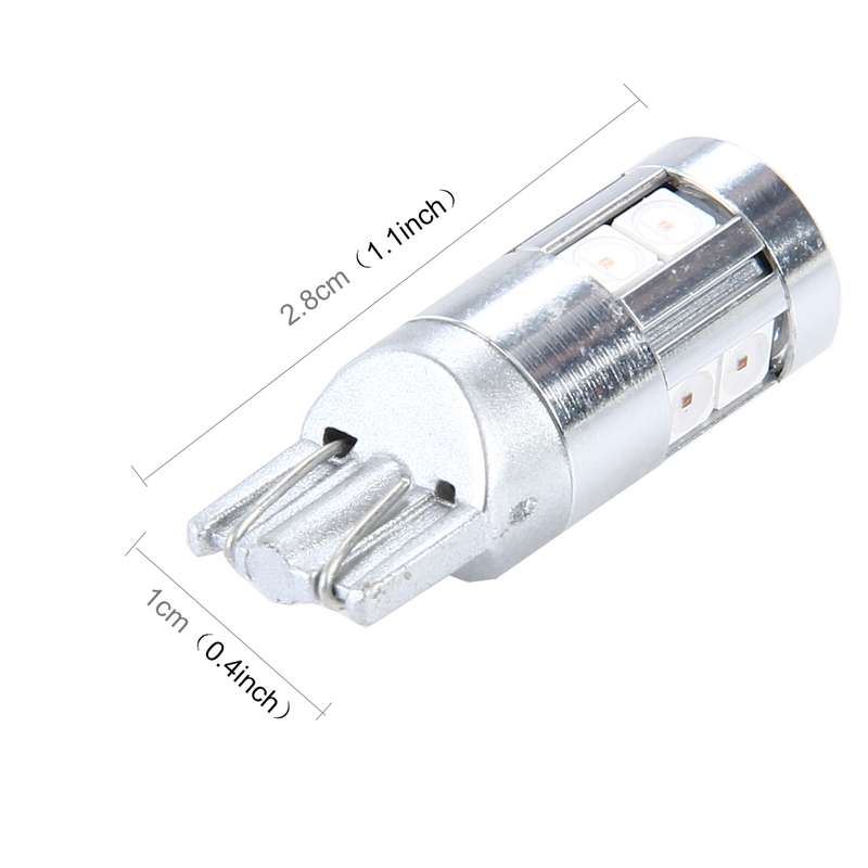 2 PCS T10 5W 8 SMD-3030 LED Car Clearance Lights Lamp, DC 12V(Red Light)