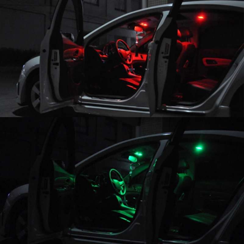 2 PCS 18W Auto Flash Strobe Fade Smooth Remote Controlled Colorful LED Roof Decorative Lamp with 36