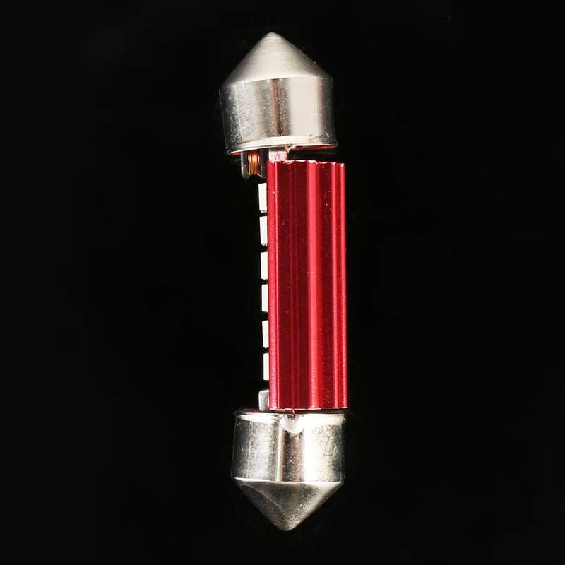 2 PCS 2W 100 LM 6000K 36MM 6 SMD-7020 LEDs Bicuspid Port Decoding Car Dome Lamp LED Reading Light, D