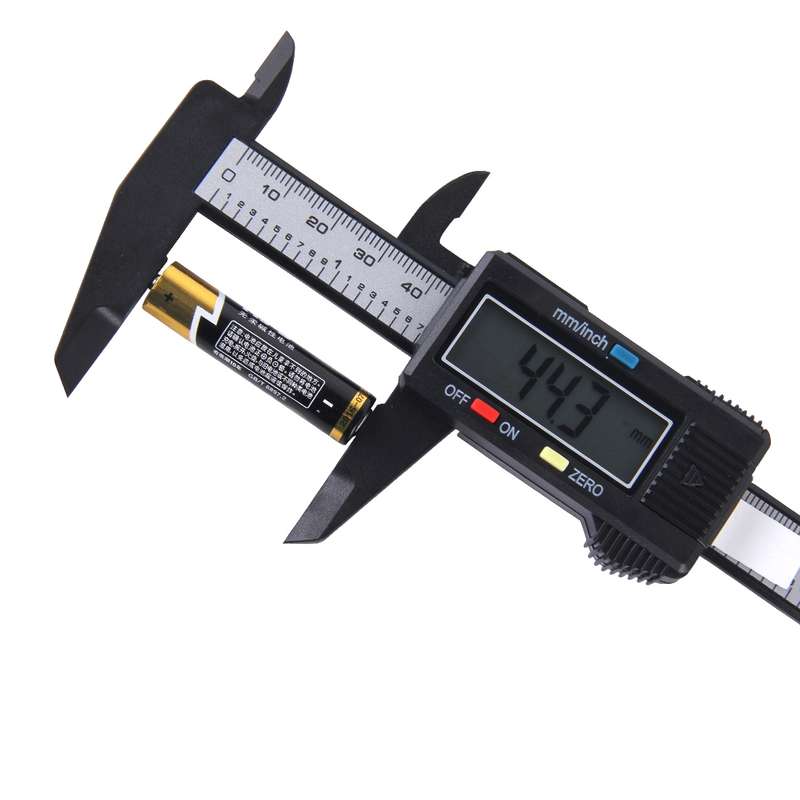 LCD Digital Vernier Caliper/Micrometer, Measure Range: 150 mm (6 inch)(Black)