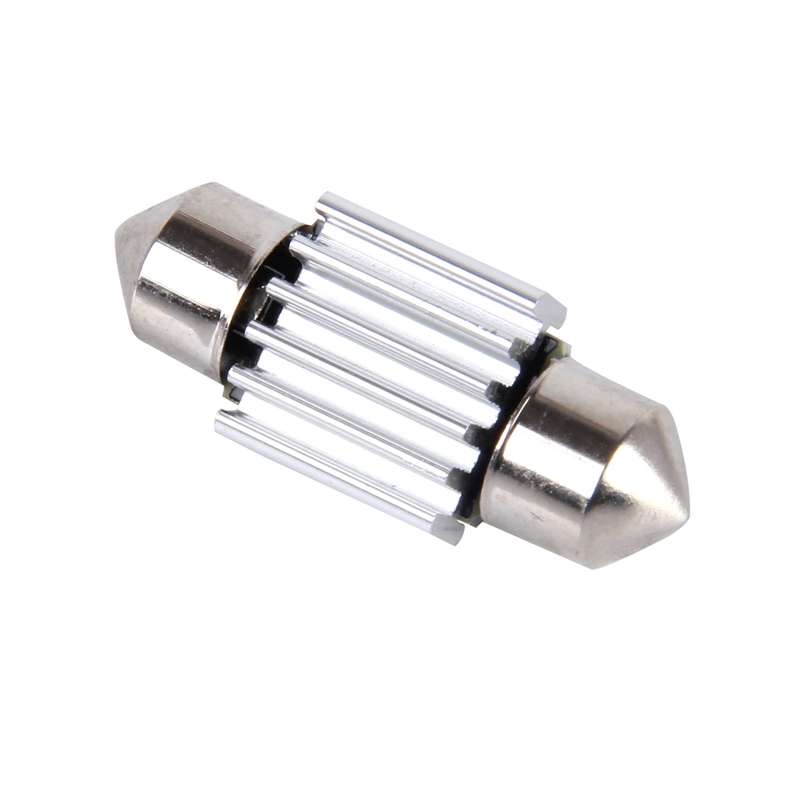 2 PCS DC 12V 2W 41MM 8 SMD-3528 LEDs Bicuspid Port Decoding Car Dome Lamp LED Reading Light(Ice Blue
